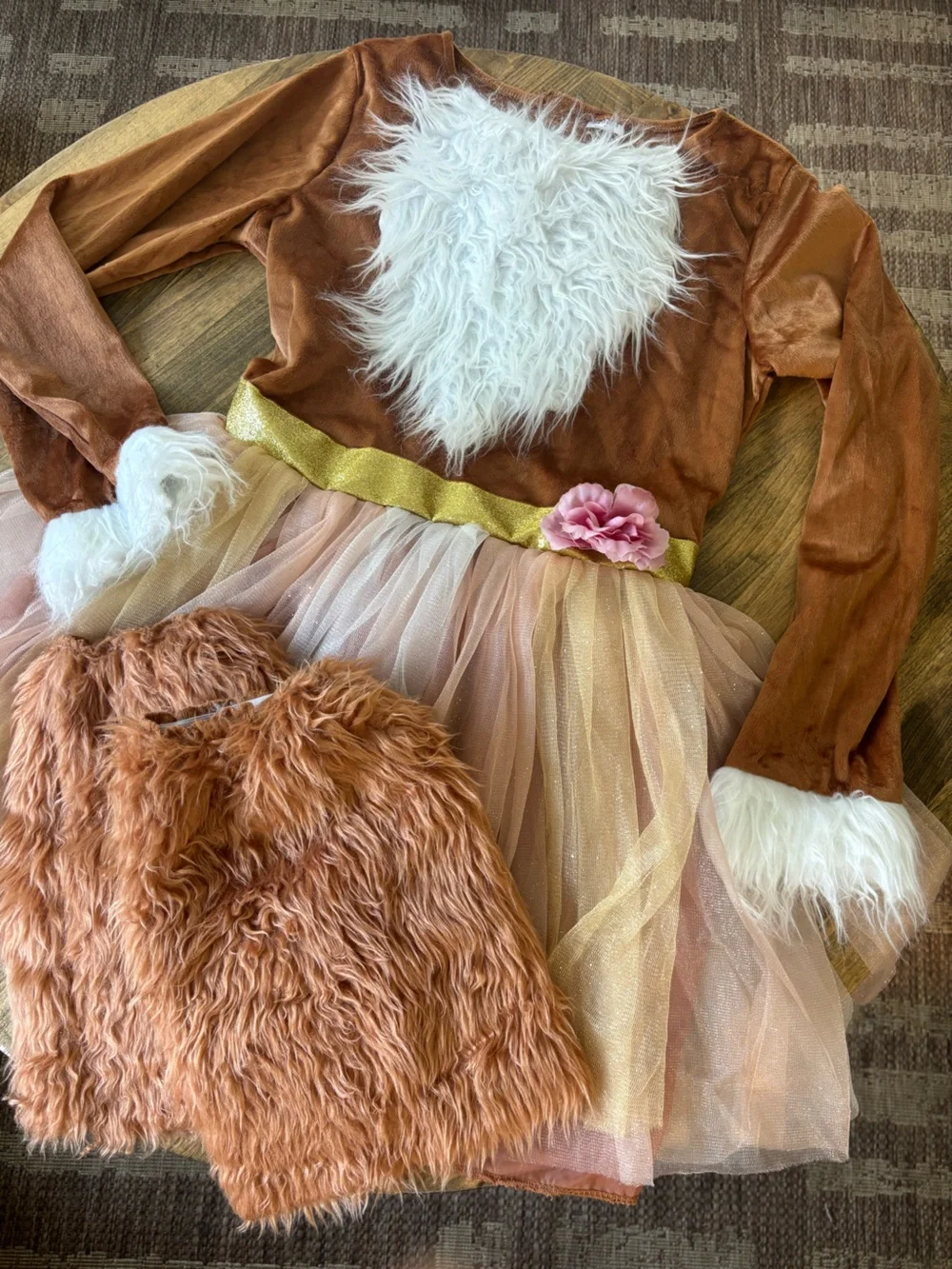 Girls Glimmer Fox Halloween Costume Size XL
